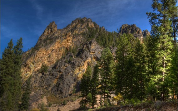 Painted Rocks state park, Montana